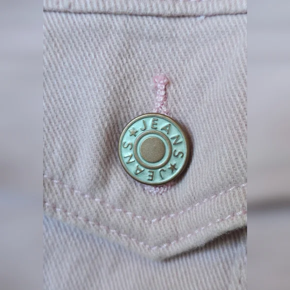 Pink Denim Jacket Size Medium - Picture 10 of 10